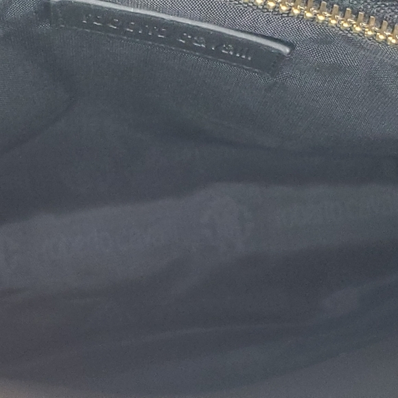 NWT Roberto Cavalli 8"x9"Cosmetic Bag Designer Case In Burgundy - Picture 11 of 13